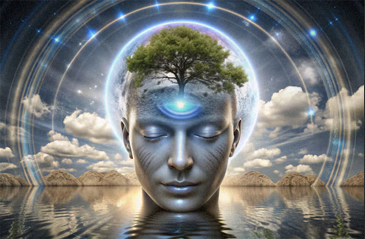 Hippy Dippy visualisation of the quantum sonsciousness.