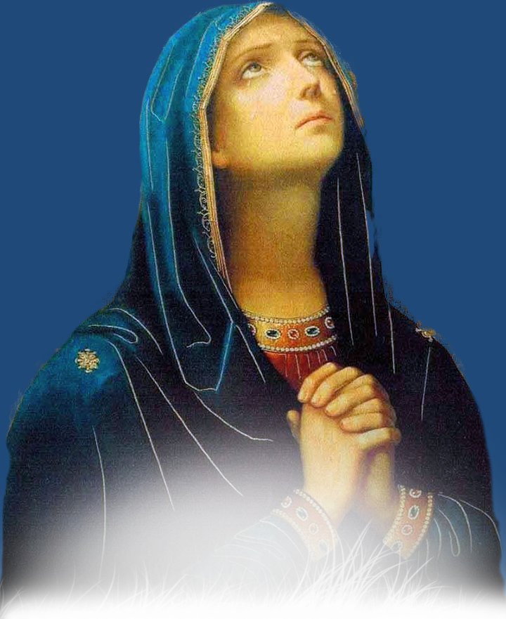 Mary praying for us all....