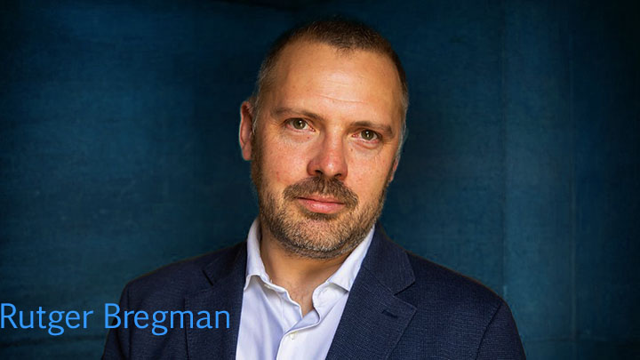 Rutger Bregman - Rwuth Lecture speaker.