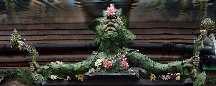 Green Man protecting our soul.