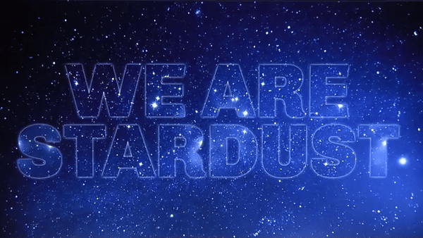 we are stardust, we are golden