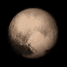 Pluto revolving