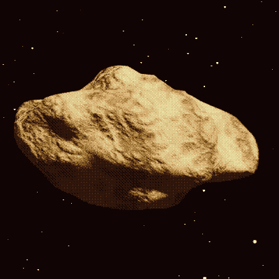 spinning asteroid02-sepia