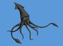 sea monster squid
